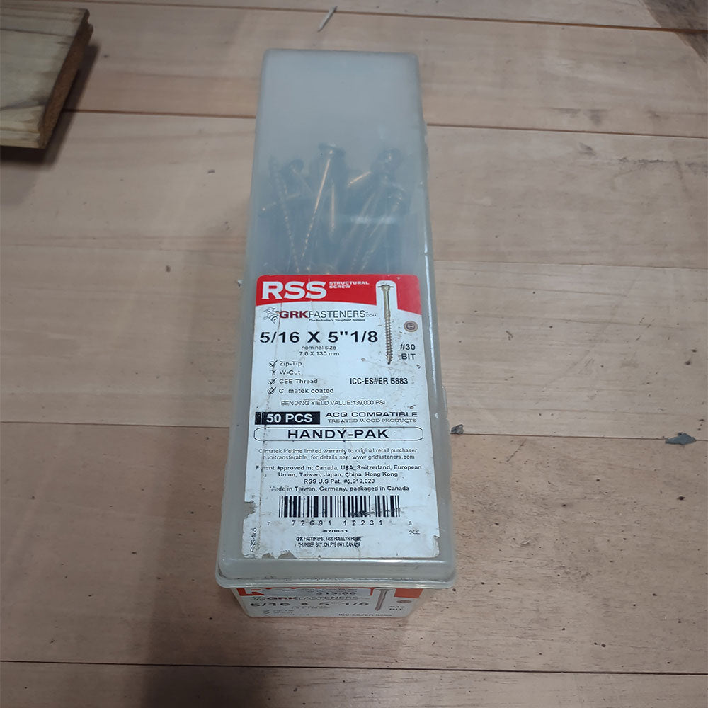 GRK RSS 5/16" x 5-1/8"..Handy Pak - 50pc - Advantage Lumber