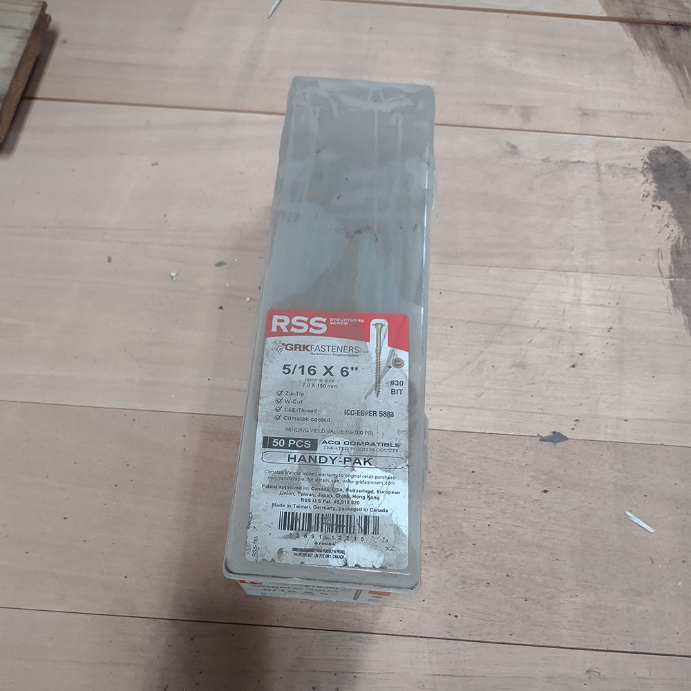 GRK RSS 5/16" x 6"..Handy Pak - 50pc - Advantage Lumber