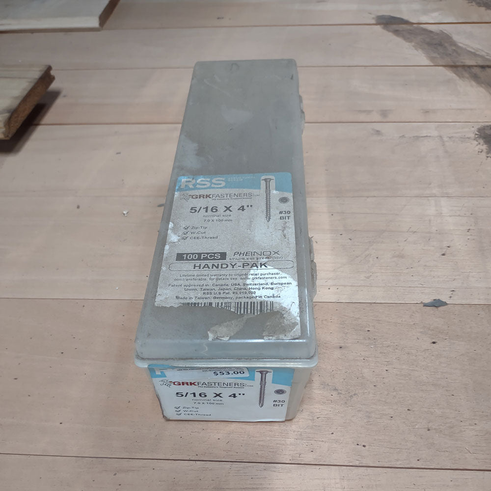 GRK RSS PHEINOX 5/16" x 4"..Handy Pak - 100pc - Advantage Lumber