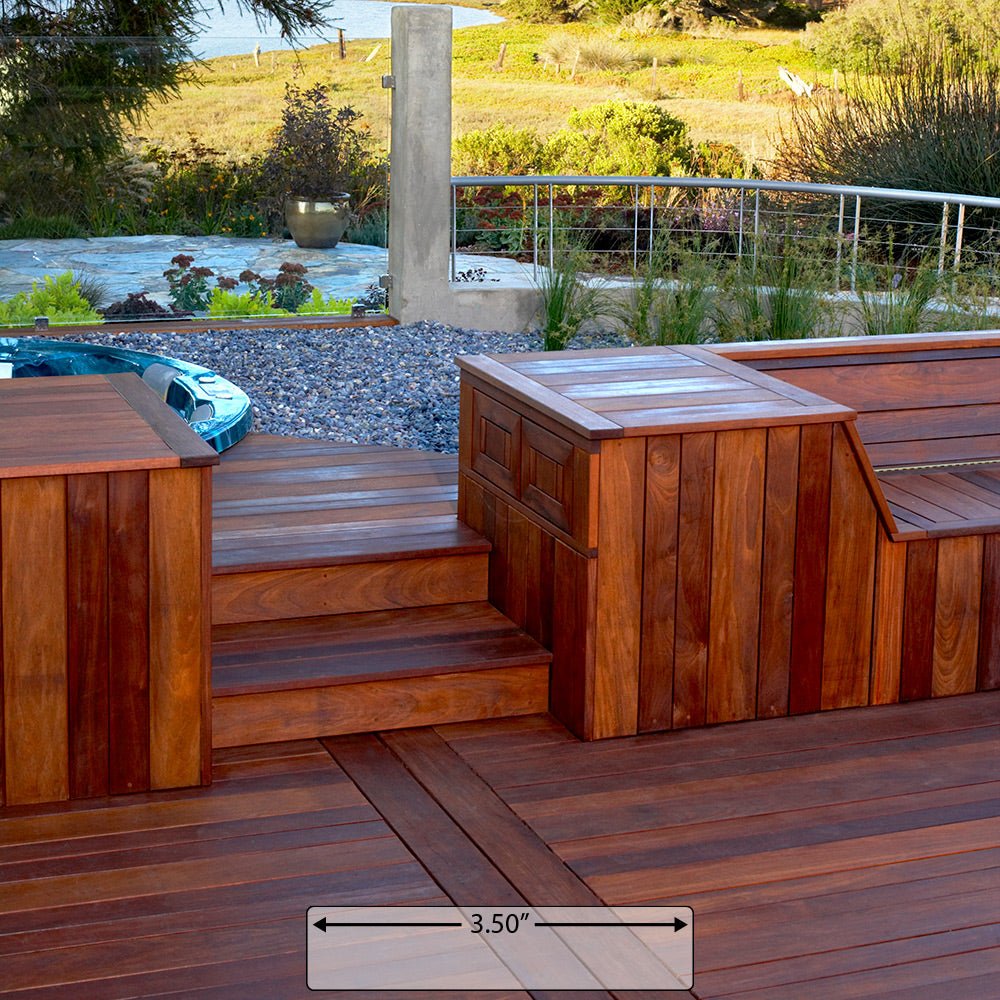 ipe wood trellis FSC® 1x4 Ipe Standard