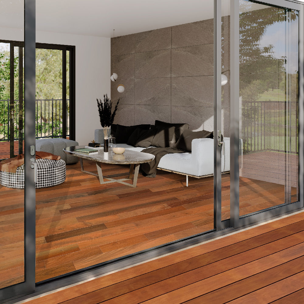 Ipe (Brazilian Walnut) Solid Flooring 3.25″ Prefinished Satin, $5.93/sqft