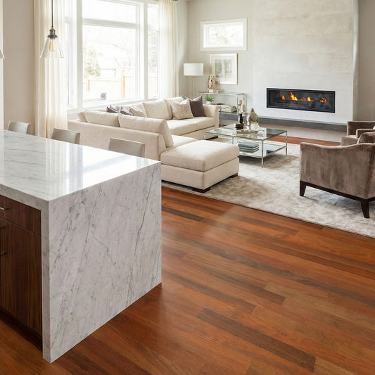 Ipe (Brazilian Walnut) Solid Flooring 5″ Unfinished, $8.57/sqft