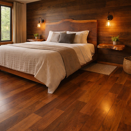Ipe (Brazilian Walnut) Solid Flooring 5″ Prefinished Matte, $8.97/sqft