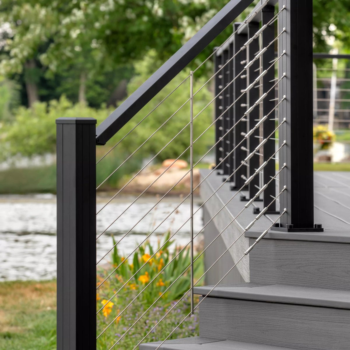 Trex Signature® X-Series™ Cable Rail Kit (Stair) – Advantage Lumber