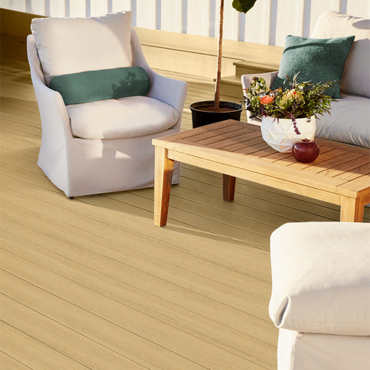 TimberTech® Composite Riser/Fascia by AZEK®, Terrain+ Collection® Natural White Oak