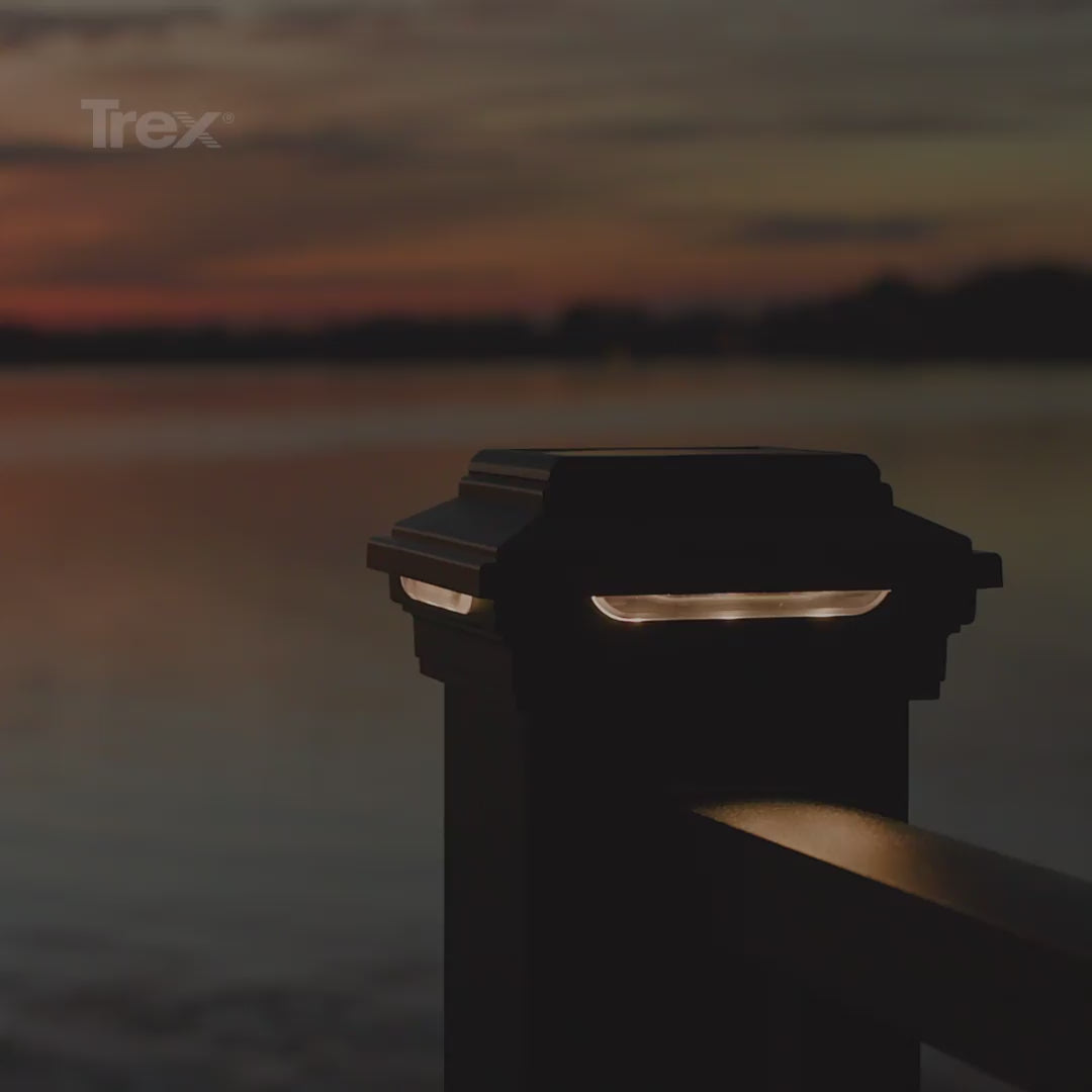 Trex® 4″ x 4″ Solar Post Cap Light - Advantage Lumber