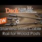 WiseRail® Cable Railing Post Protector Sleeve Kit