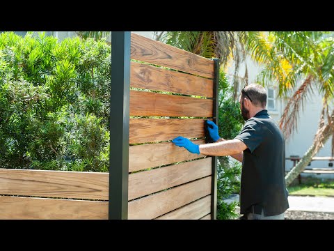 HOFT Teak Wood Fence Kit (Select Grade)