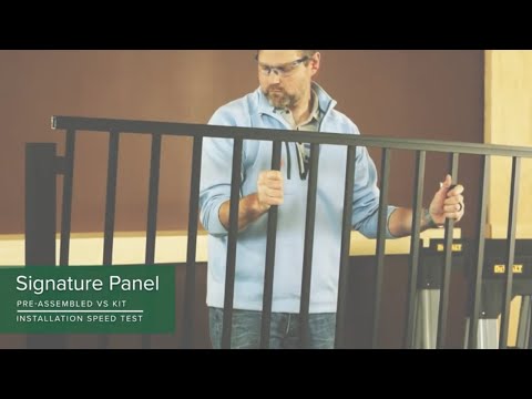 Trex Signature® Assembled Square Baluster Panel – Advantage Lumber