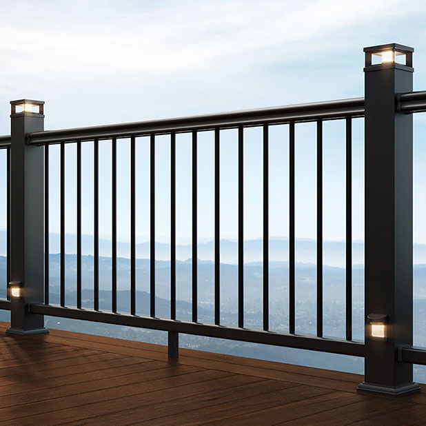TimberTech® Advantage Rail Round Aluminum Baluster Kit (Level)