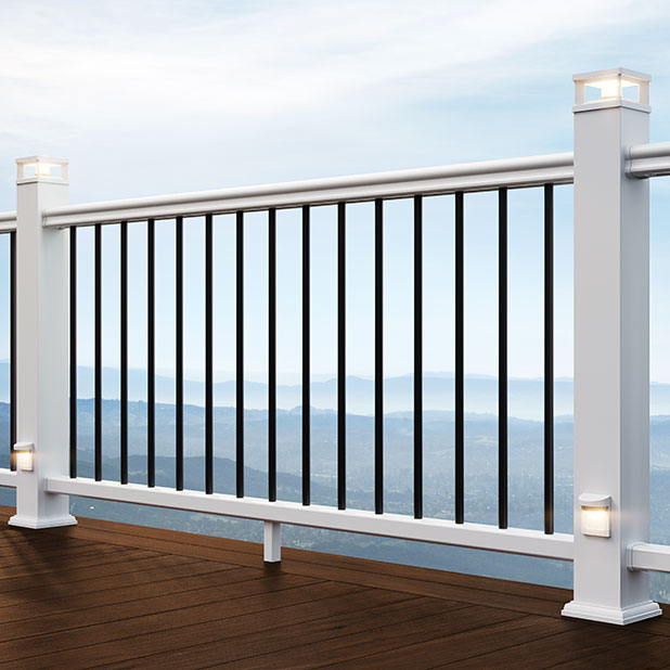 TimberTech® Advantage Rail Round Aluminum Baluster Kit (Level)