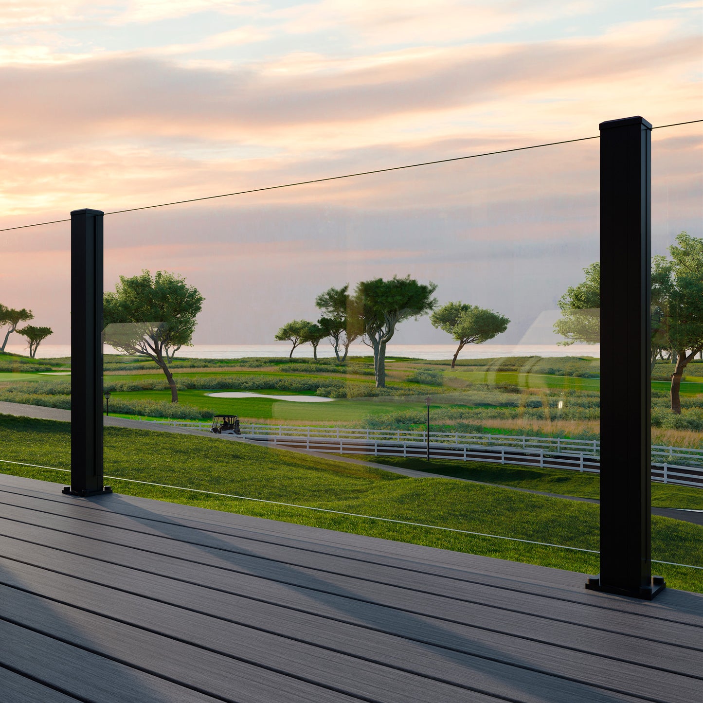 Trex Signature® X-Series™ Anchor Post (Horizontal)