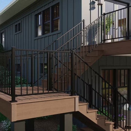 Trex Enhance Railing: Stylish Stair Angle Panel - Advantage Lumber