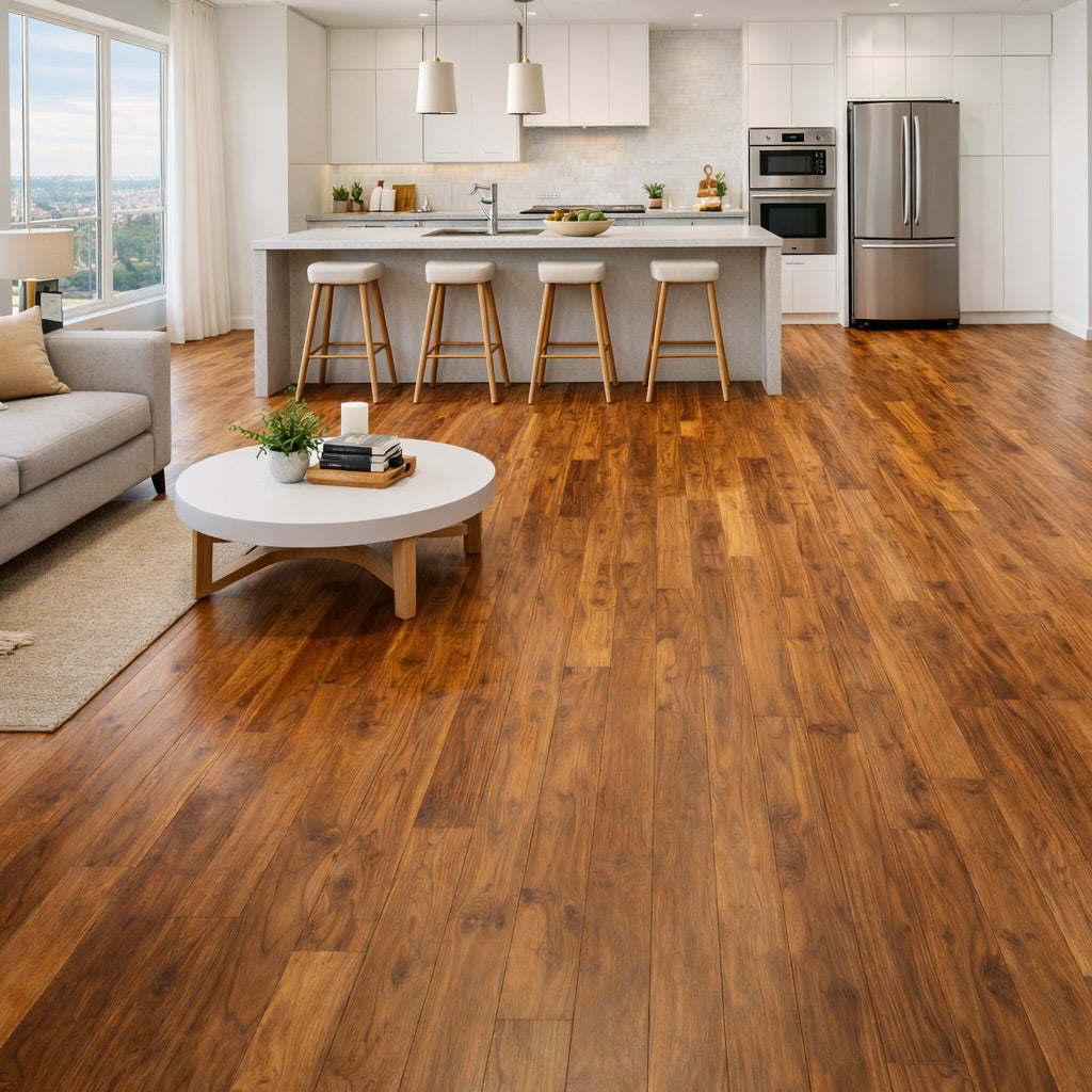 Teak Solid Flooring 3.25″ Prefinished Satin, $6.54/sqft