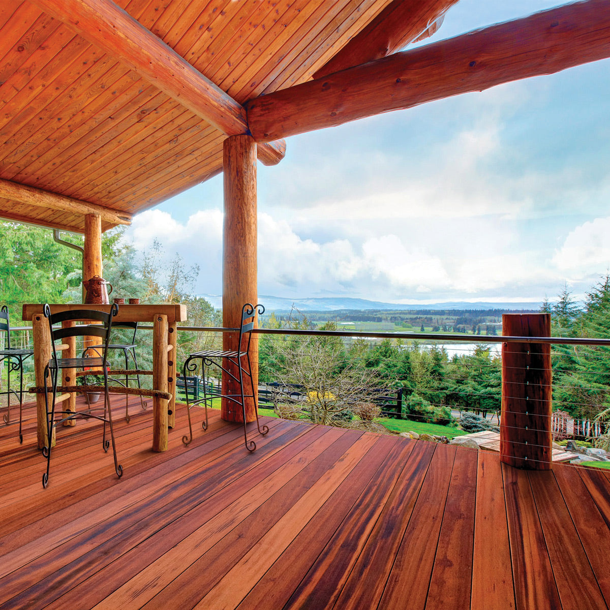 1 x 4 +Plus® Tigerwood Decking (21mm x 4)