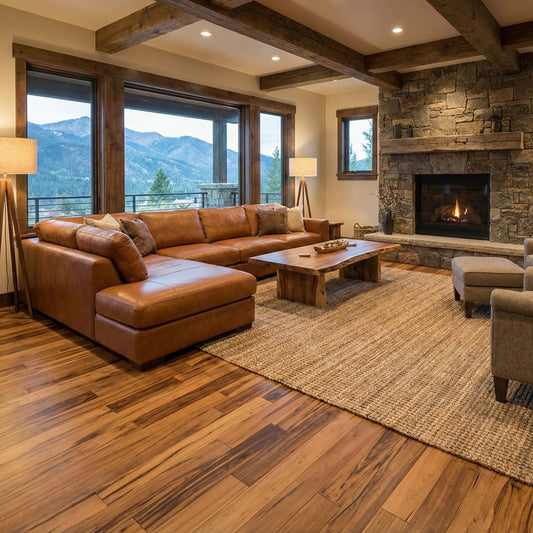 Tigerwood (Goncalo Alves, Muiracatiara, Brazilian Koa) Solid Flooring 0.75″ x 4″ Prefinished Satin, $6.57/sqft