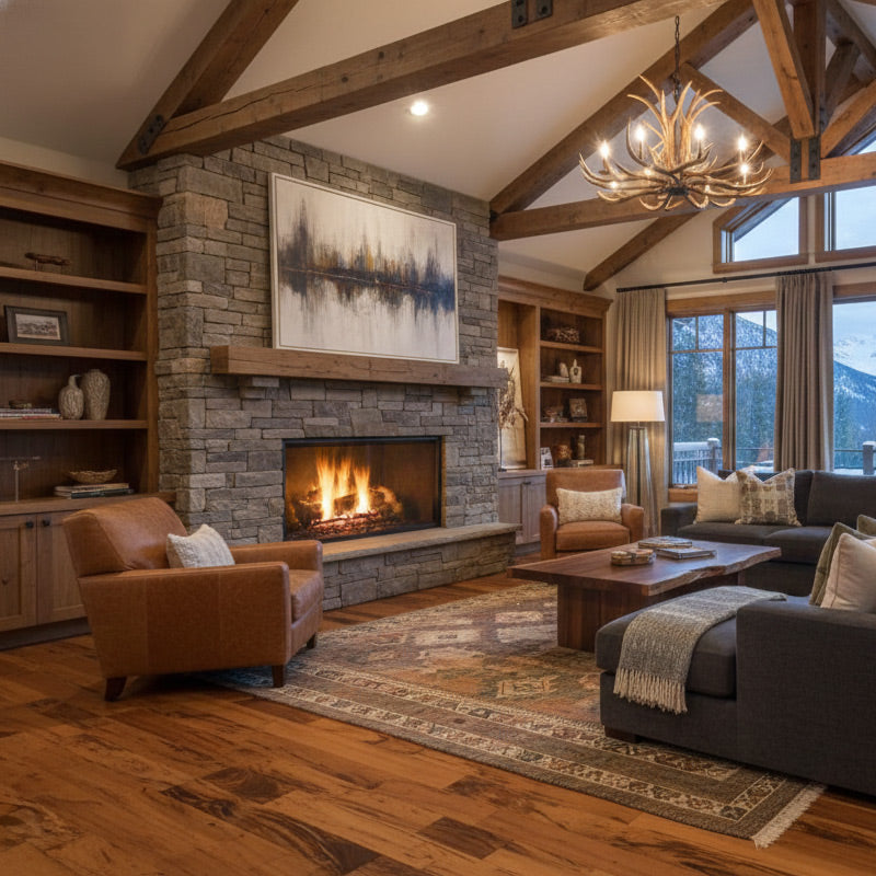 Tigerwood (Goncalo Alves, Muiracatiara, Brazilian Koa) Engineered Flooring 0.5″ x 5″ Prefinished Satin, $5.37/sqft