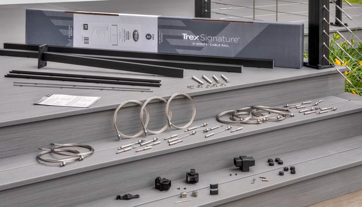 Trex Signature® X-Series™ Cable Rail Kit (Horizontal) – Advantage Lumber