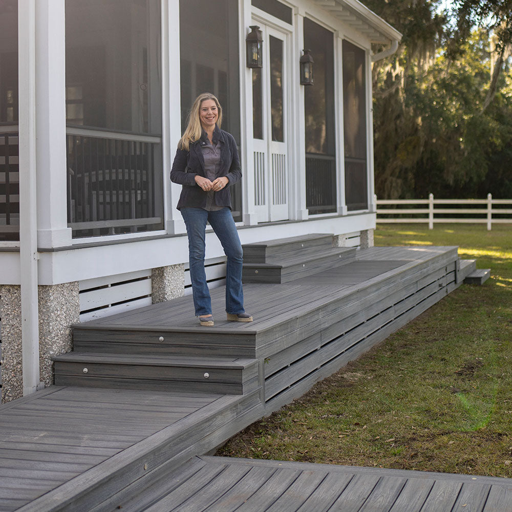 Trex Transcend Tropicals® Riser/Fascia Island Mist