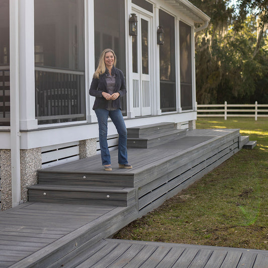 Trex Transcend Tropicals® Riser/Fascia Island Mist