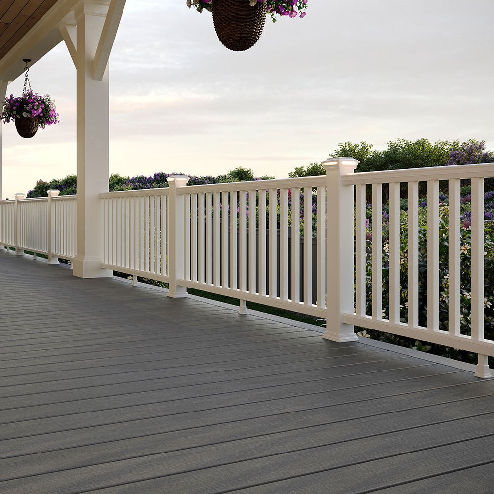 T Rex Baluster Railing Kit Trex Transcend® Rail & Square Composite Baluster Kit (Horizontal ...