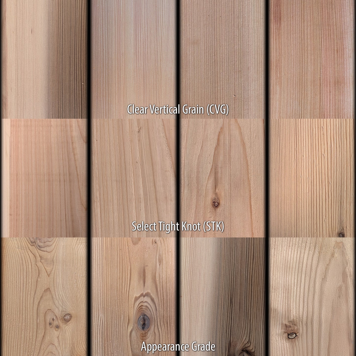 2x12 Western Red Cedar - Appearance Grade - Rough/KD