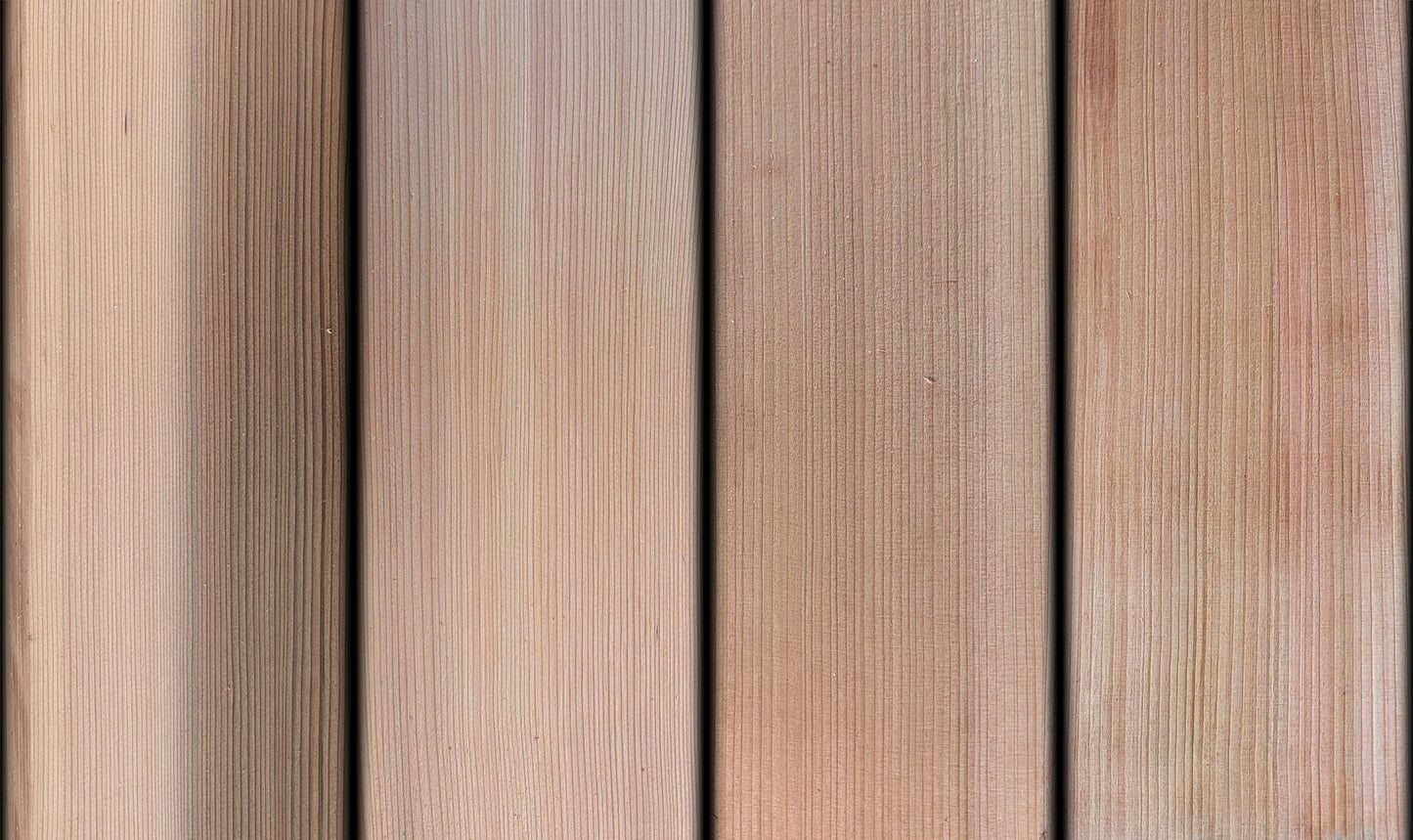 5/4x8 Western Red Cedar - Clear Vertical Grain (CVG) - S4S/KD