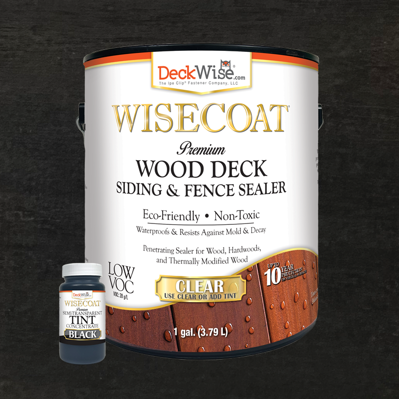 WiseCoat® Premium Wood Deck, Siding, & Fence Sealer