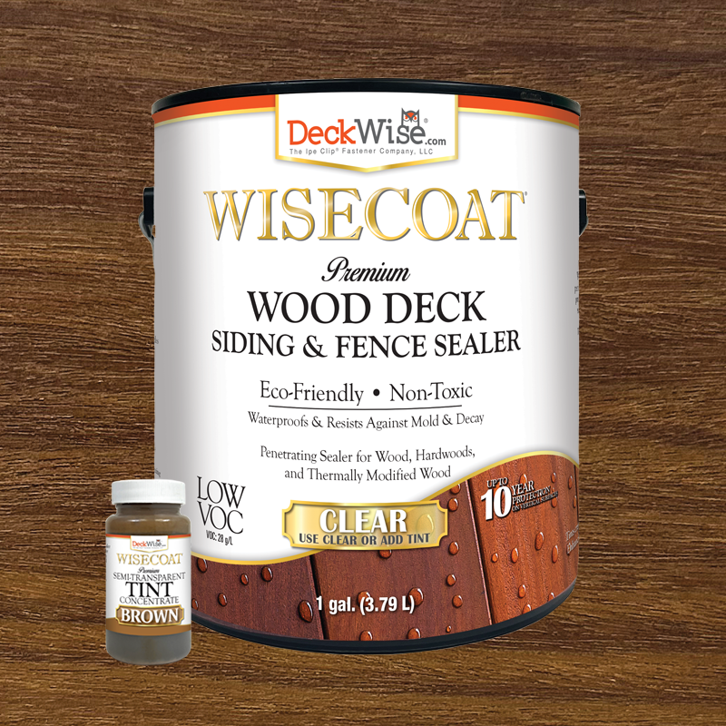 WiseCoat® Premium Wood Deck, Siding, & Fence Sealer