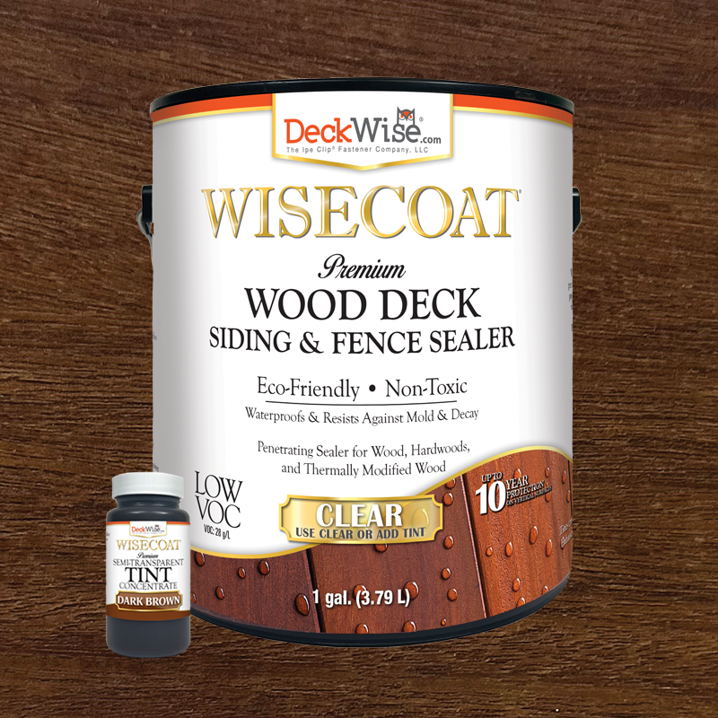 WiseCoat® Premium Wood Deck, Siding, & Fence Sealer