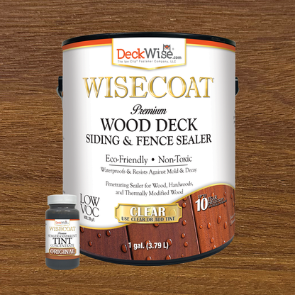 WiseCoat® Premium Wood Deck, Siding, & Fence Sealer