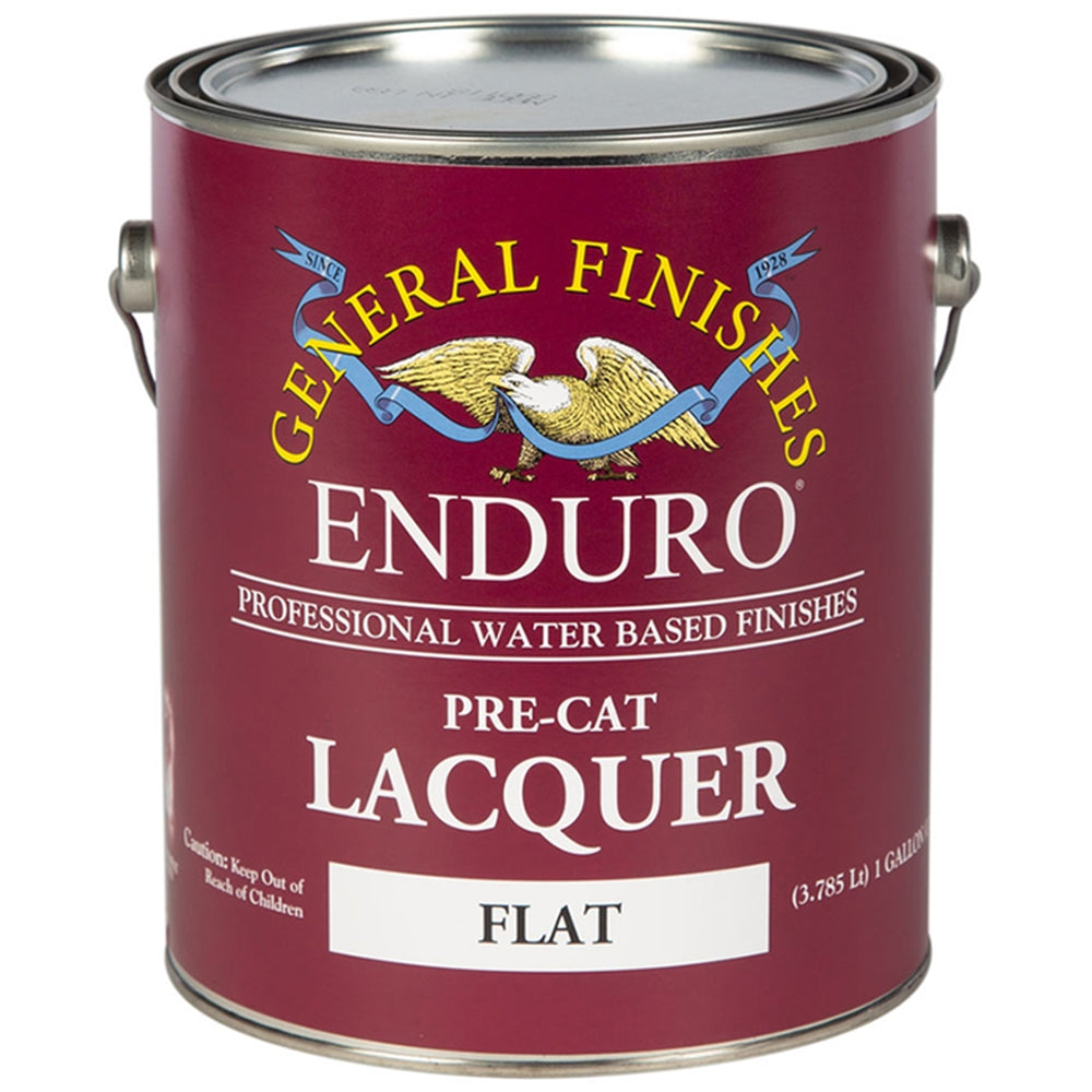 Enduro Pre-Cat Lacquer Flat, 1 Gallon