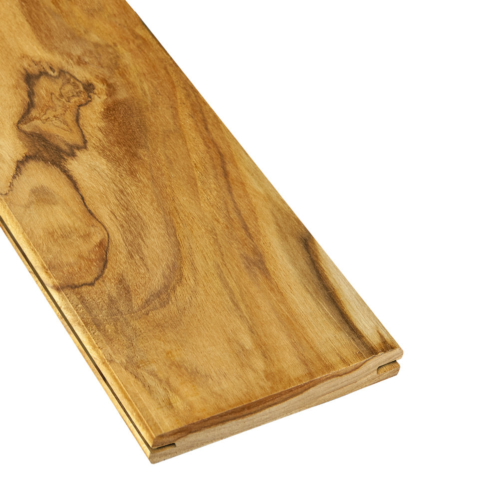1 x 5 +Plus® Teak Wood Pregrooved Decking (21mm x 5)