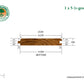 FSC® 1 x 5 Teak - Plantation Wood V-Groove