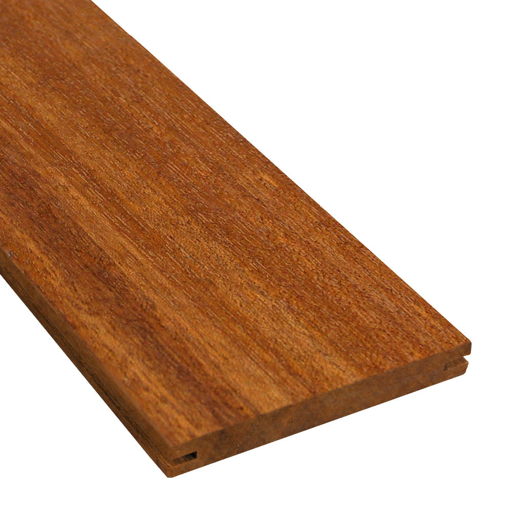 1 x 6 Mahogany (Red Balau) Wood Pre-Grooved Decking - Advantage Lumber