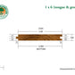 FSC® 1 x 6 Teak - Plantation Wood T&G Decking