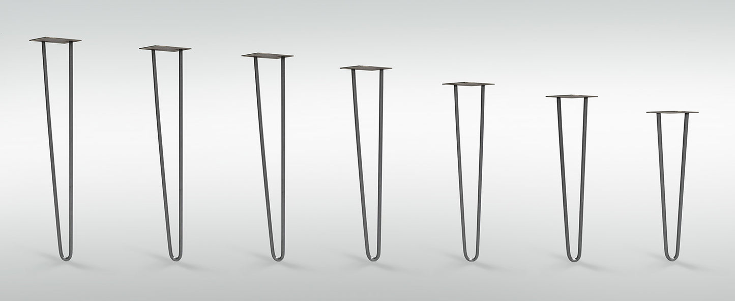 2 Pin Stainless Steel Hairpin Table Leg