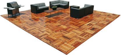 20x20 Tigerwood Advantage Deck Tile® Kit - Advantage Lumber