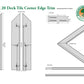 20 x 20 Advantage Deck Tile® Edge Trim - Outside Corner Set