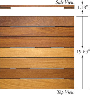 20x20 Cumaru Advantage Deck Tile® Kit