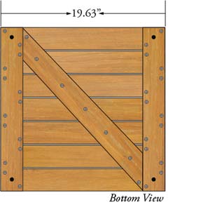 20x20 Garapa Deck Tile Kit
