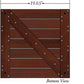 Brazilian Redwood (Massaranduba) Advantage Deck Tiles® 20 x 20 - Smooth
