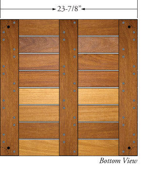 24x24 Cumaru Advantage Deck Tile® Kit