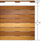 Cumaru Advantage Deck Tiles® 24 x 24 - Smooth