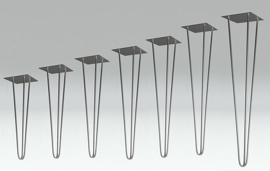 3 Pin Stainless Steel Hairpin Table Leg