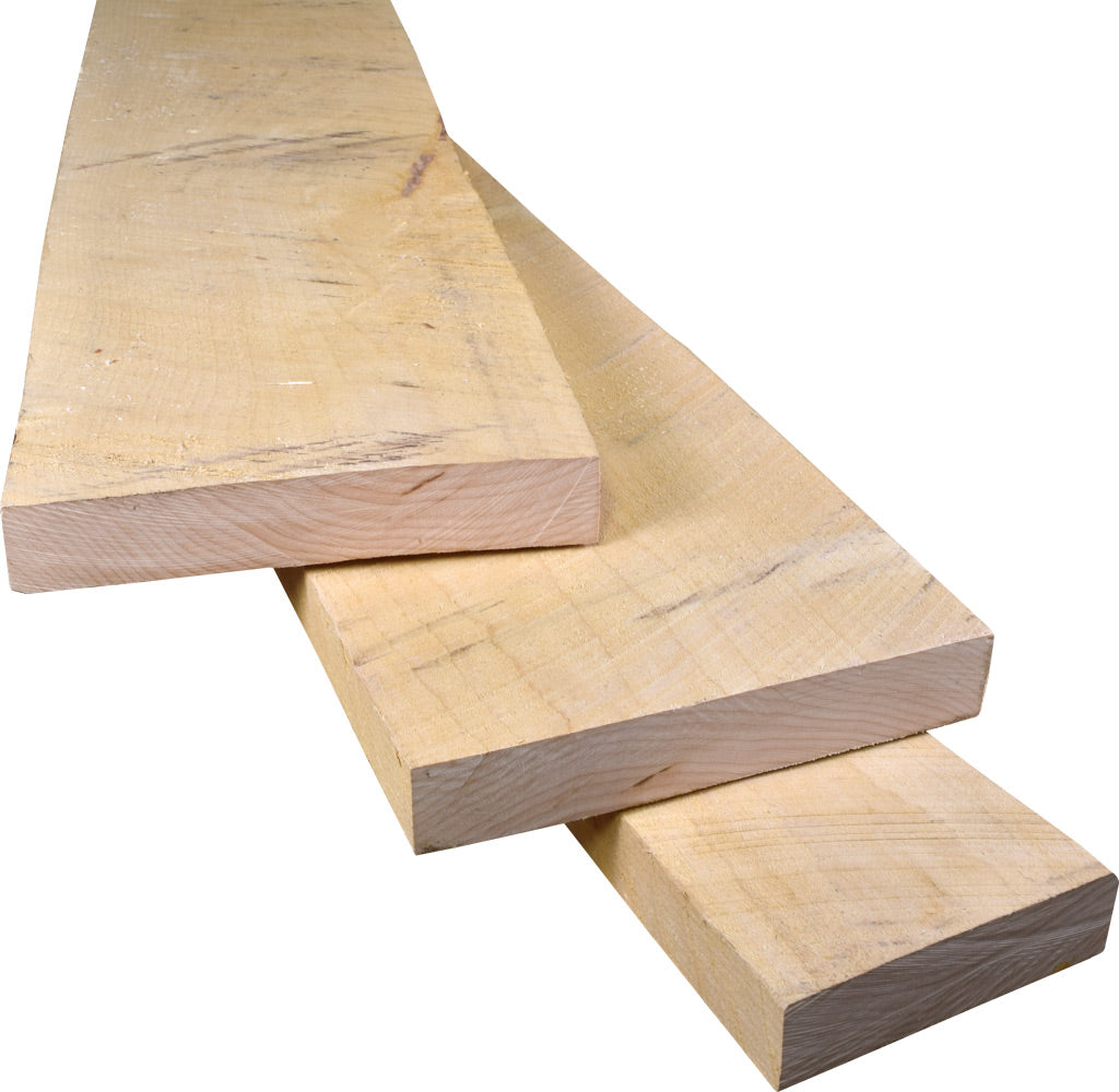4/4 Hard Maple Lumber, 25–100 Bd Ft Pack