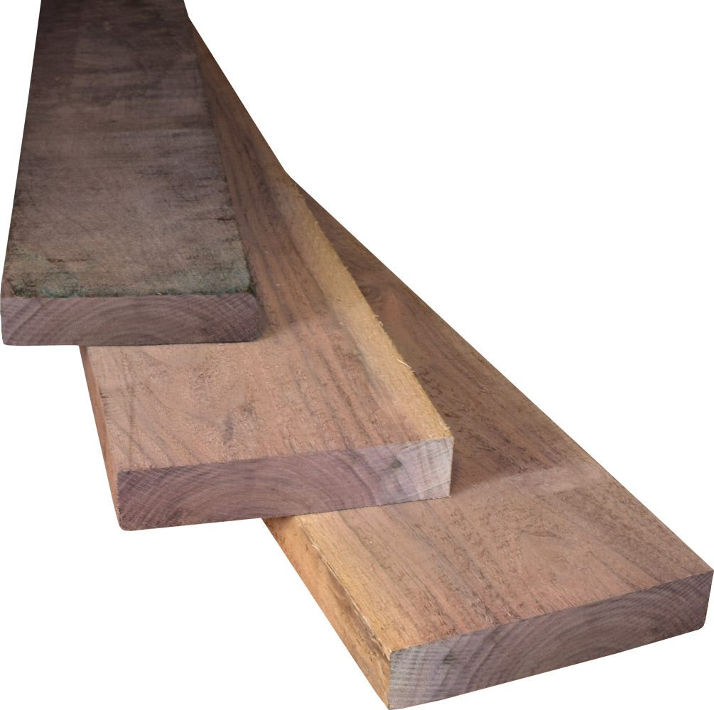 4/4 Rustic Mill Run Walnut Lumber, 25–500 Bd Ft Pack