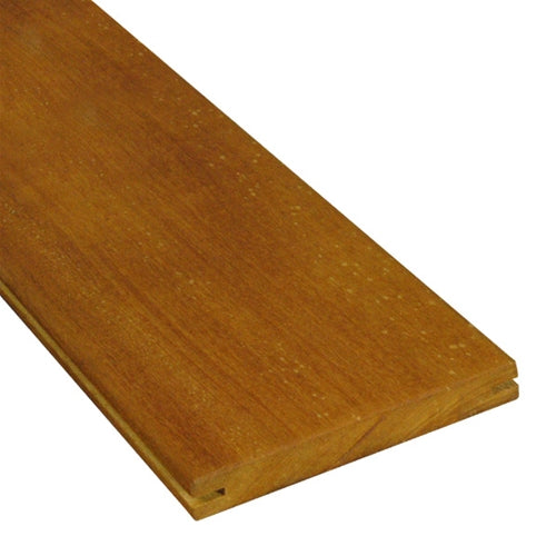 1 x 6 Garapa Wood Pregrooved Decking