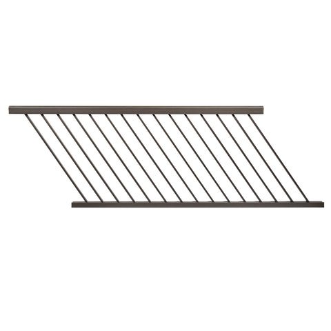 36" TimberTech® Impression Rail Express® Stair Universal 8' Panel - Dark Bronze (36" Stair Universal Panel, Universal Panel Cover, Hardware & Footblock) #AZTIX36UNSP8BR