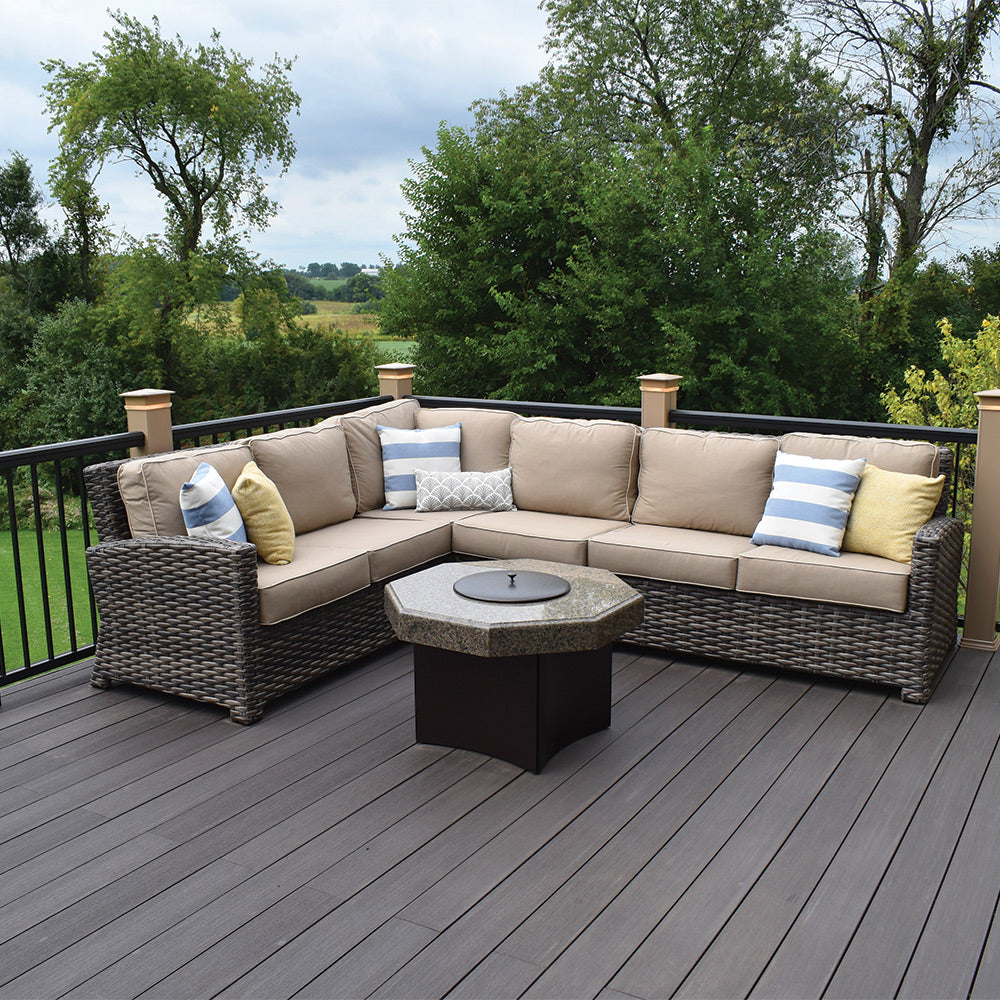 TimberTech® Advanced PVC Decking by AZEK®, Vintage Collection® Dark Hickory